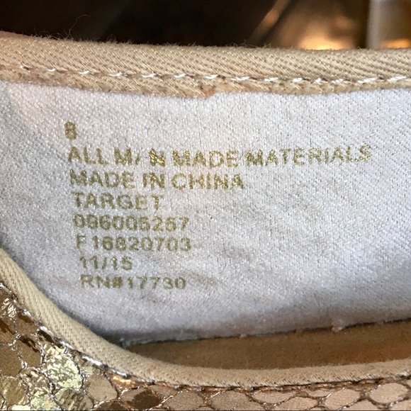 DV Dolce Vita Metallic, Gold, Espadrille, Flats - Picture 8 of 13